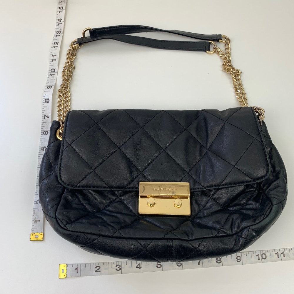 Michael Kors Black Sloan Small Quilted Leather bag - Picture 8 of 8